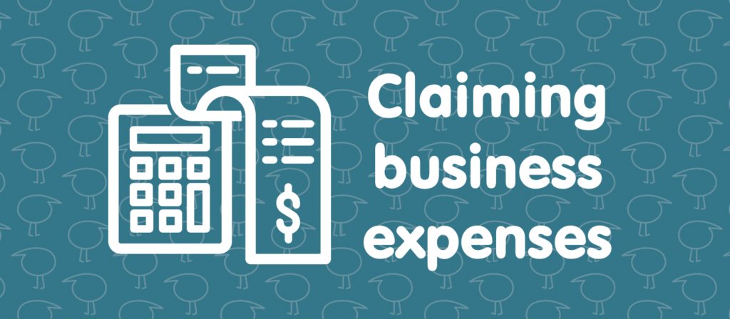 Claiming business expenses